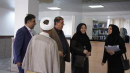 بازدید خانم دکتر شمیرانی مدیرکل محترم دفتر آموزش عالی غیردولتی وزارت علوم، تحقیقات و فناوری
